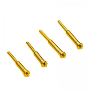 Messing contactpen veer pogo pin voor elektronisch product