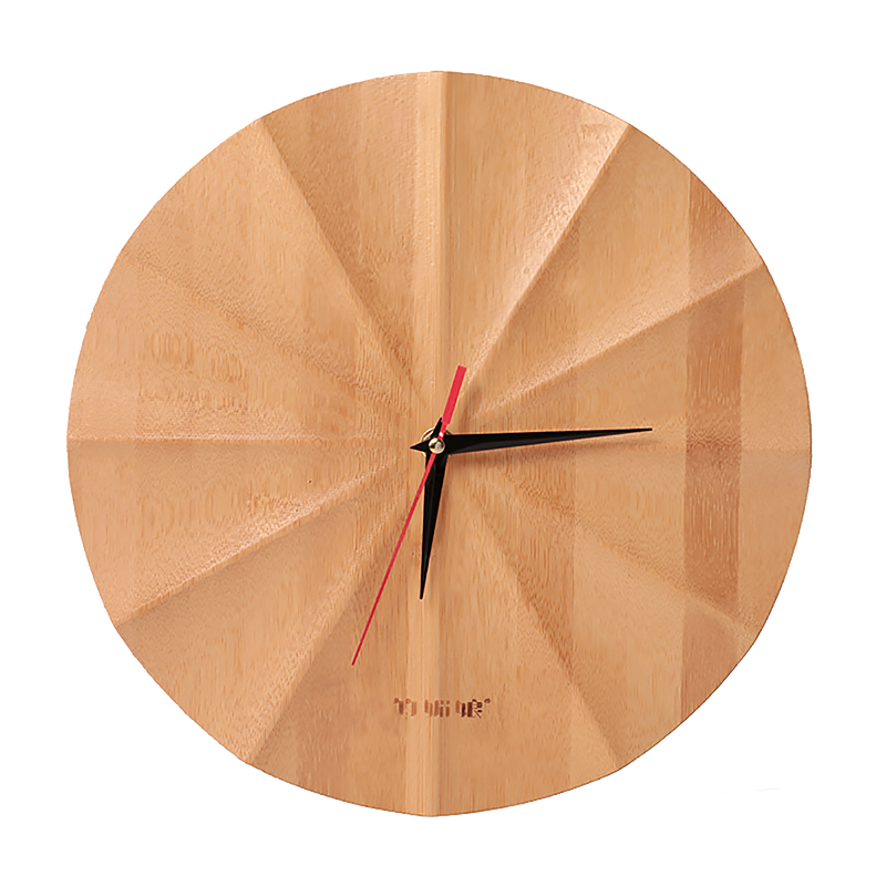 Bamboo Craft Creative Wall Clock Home Decoratie