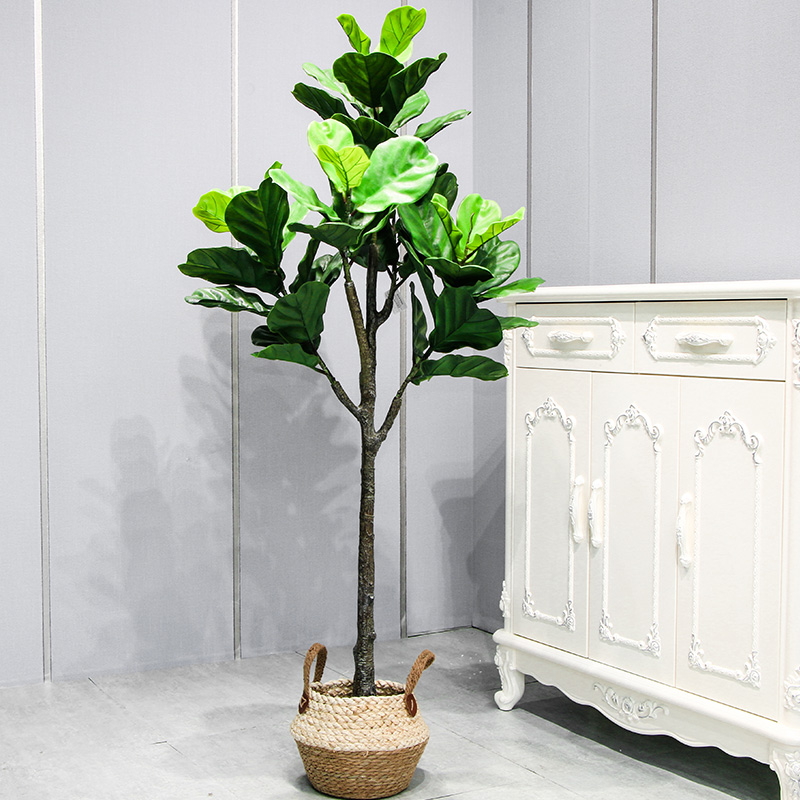 Artificial plants Tree home decor bonsai tree plastic plants pots garden landscaping modern fake plants indoor palm