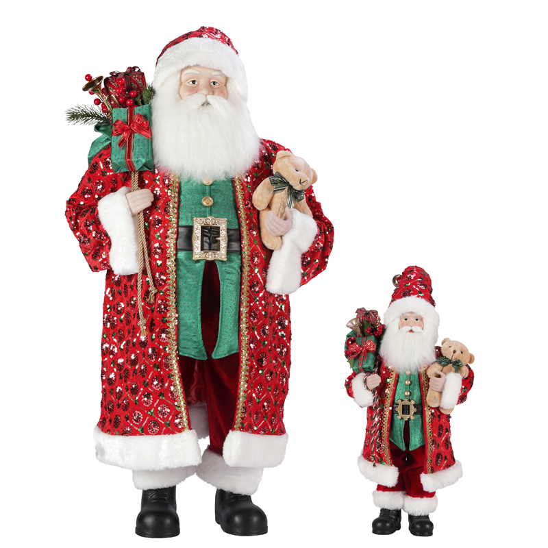 T24-S114 30 ~ 110cm Kerstmis Claus Decoratie