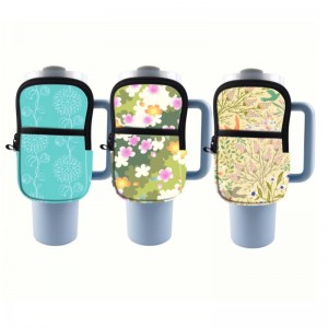 Neopreen waterfles zakje voor 40 oz 20 oz 30oz, damesgymnasaccessoires met verstelbare riem