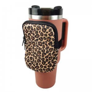 Neopreen waterfles zakje voor 40 oz 20 oz 30oz, damesgymnasaccessoires met verstelbare riem