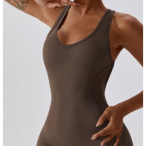 Hoogwaardige trainingspak workout Sets Yoga Fitness Wear jumpsuits voor vrouwen één stukkennaadloze yoga sets bodysuit