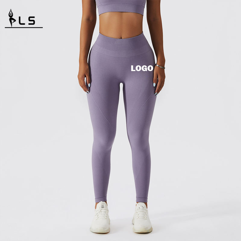 SC10106 dames yogabroek Actieve slijtage leggingsnaadloze buitlift stretch hoge taille yoga legging