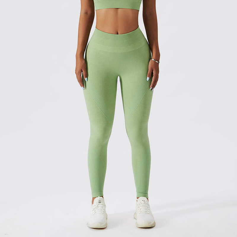 SC10106 dames yogabroek Actieve slijtage leggingsnaadloze buitlift stretch hoge taille yoga legging