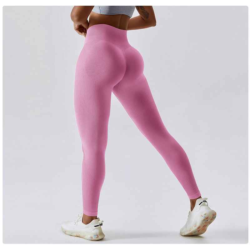 SC10118 Hoog getailleerd voor vrouwennaadloze scrunch legging groothandelsprijs Hoge taille yogabroeken leggings