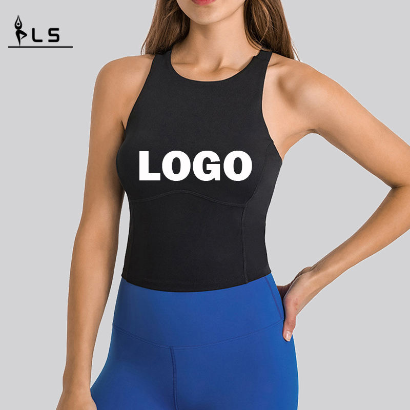 SC10246 Fitness Crop Tops Tanktop Women \\ 's T-shirts Vest Sportswear workout Yoga tanktop voor vrouw