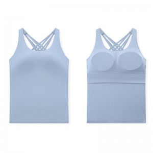 SC10251 Aangepaste tanktop Stringer tanktop Bodybuilding Spring Fashion Loose Blouse Yoga Vest
