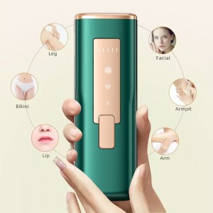 IPL Herenverwijdering 2023 Laser Haarremover Epilator Sapphire Ice Cooling Haartferne