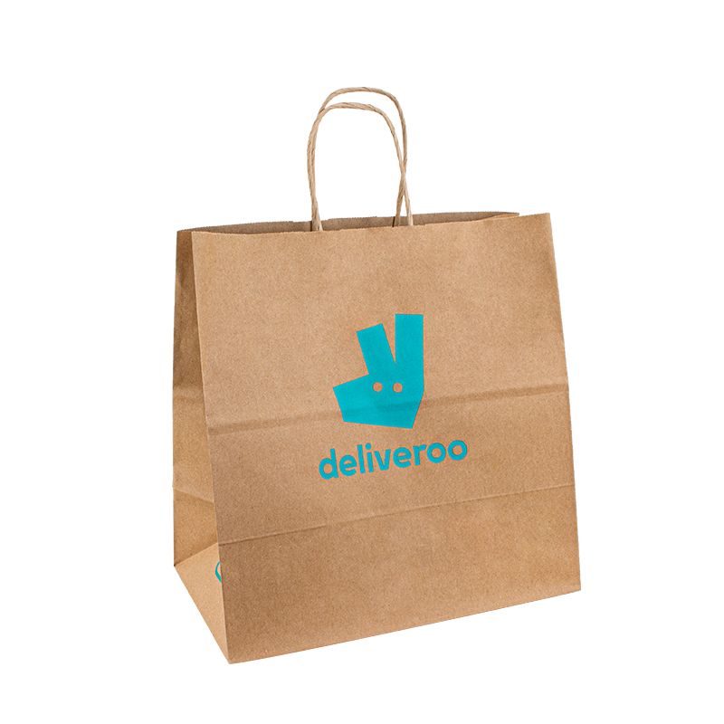 Aangepaste ambachtelijke papieren zak groothandel gerecycled papieren zakken aangepaste print logo