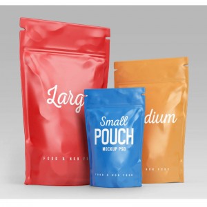 Gratis stand-up zakje (Doypack) voedselverpakkingen