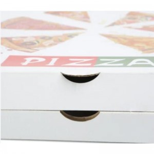 Groothandel aangepast logo gedrukt 8-16 inch Eco Friendly Box-pakket Food Grade Paper Pizza Box