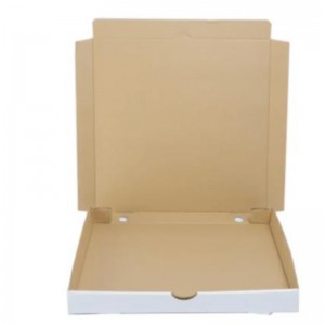 Groothandel aangepast logo gedrukt 8-16 inch Eco Friendly Box-pakket Food Grade Paper Pizza Box