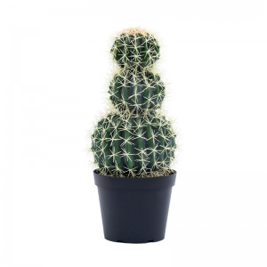 Hoogwaardige aangepaste decoratieve groot formaat faux cactus kunstmatige cactusplanten