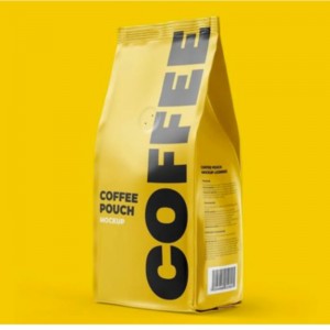 Aangepaste 8oz 12oz 16oz aluminium folie zijde kiezet koffietassen met blikken en klep groothandel kwaliteit betaalbare koffietassen