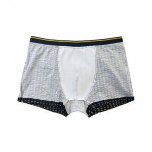 Pas gewone kleur ondergoed mode volledig gedrukte comfortabele zachte mannen ondergoed Men\'s kerstboxer -briefs aan