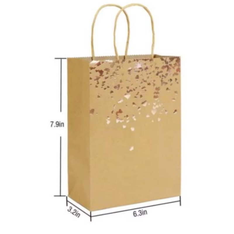 Recycle Eco Friendly Kraft papieren zak voor cadeau of stoffen verpakking