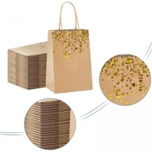 Recycle Eco Friendly Kraft papieren zak voor cadeau of stoffen verpakking