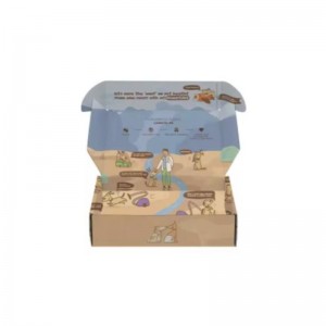 Aangepaste draagdozen Inpakken Verzendverzending Mailer Doos Verpakking met logo verzending papier Doos aangepast logo aantrekkelijk