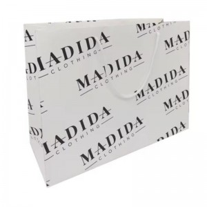 Groothandel op maat gedrukt logo Beste prijs winkelen winkels retail kleine grote luxe papieren zakken met je eigen logo