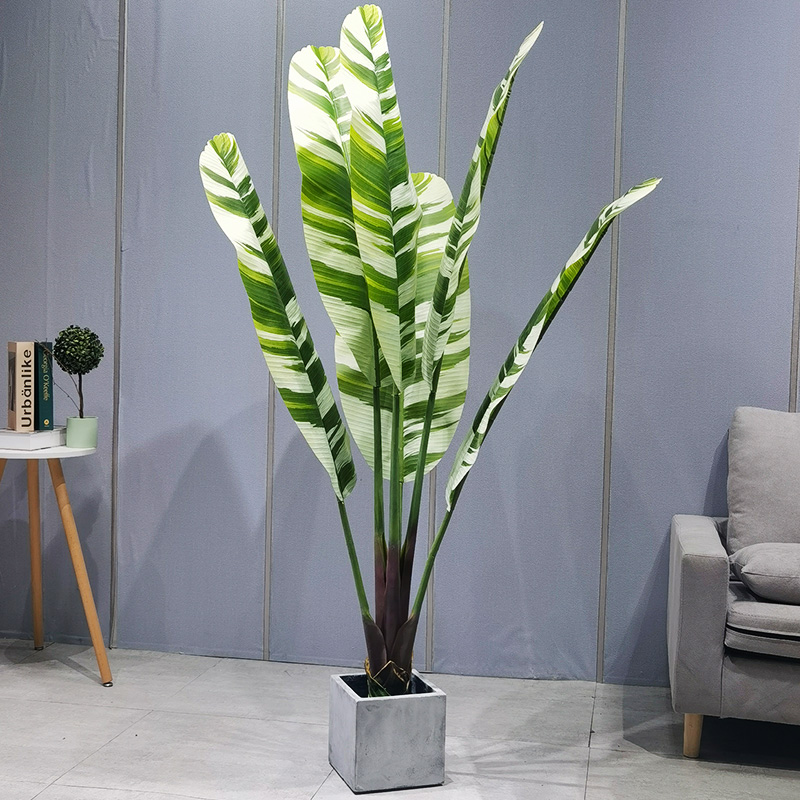 Simulatie Palm Tree Artificial Plant zeer aanpasbare levendige bananenboom voor tuinleverancier Bruiloft Decor Decorations Decorations