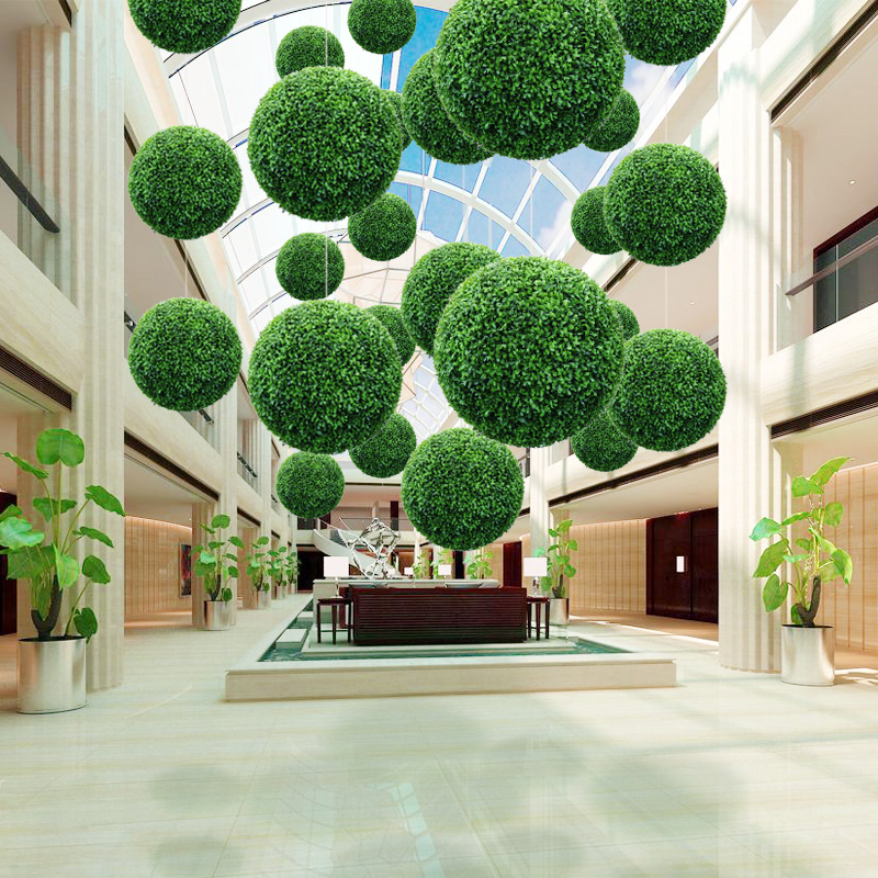 Kunstmatige planten Topiary Ball onderhoudsarme milieuvriendelijke grasbal voor tuinleverancier Bruiloft Decor Decorations Decorations