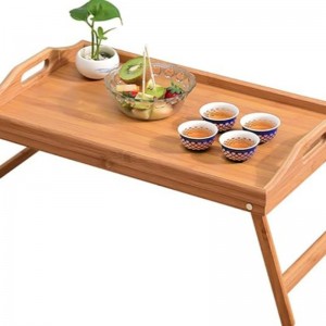 Bamboe vouwen ontbijtlade bed tafel