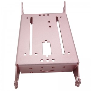 Aangepaste verwerking van aluminium legering plaatstalen met geanodiseerde afwerking.