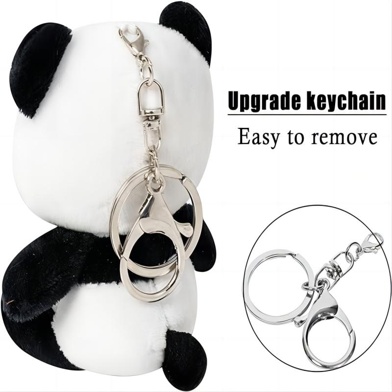 Pluche Panda Keychain