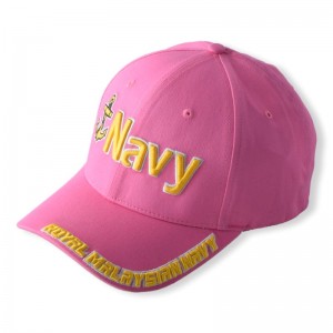 Custom Baseball Cap 3d/2d geborduurd logo vrouwen mannen 6 paneel sport cap roze curve riem hoofdtoets gemonteerde honkbalhoeden