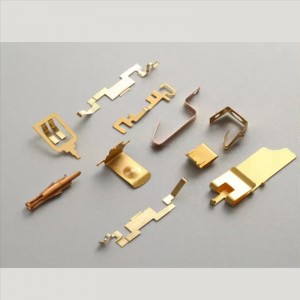 OEM Fabrikant Aangepaste Messing Kleine Plaatwerk Stempelen Onderdelen 5-sterren Metalen Stempelservice