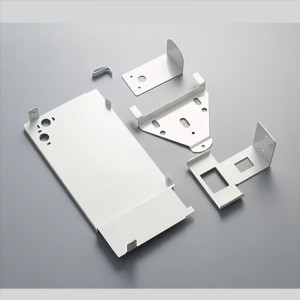 Aangepaste fabricageservice Zwart poedercoating Aluminium stempelen Buigen Ponsen Vormdelen voor golfduwwagen