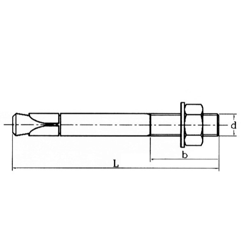 zink-expansiebout van gekleurde beplating