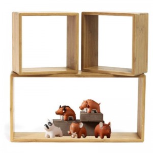 DIR Bamboe Frame Wanddecoratie Opbergorganisatieset