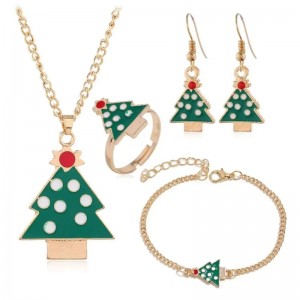 Kerstthema Sieraden Set Rendierklokken Kerstman Kerstboom Ondersteuning Maatwerk