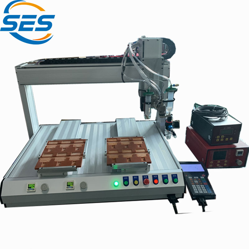 Dubbele-Dispenser voor printplaat met hoofdjetventiel