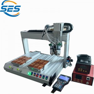 Dubbele-Dispenser voor printplaat met hoofdjetventiel