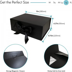 Klassieke lintwijngeschenkdoos