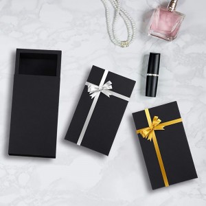 Luxe zwarte lade geschenkdoos