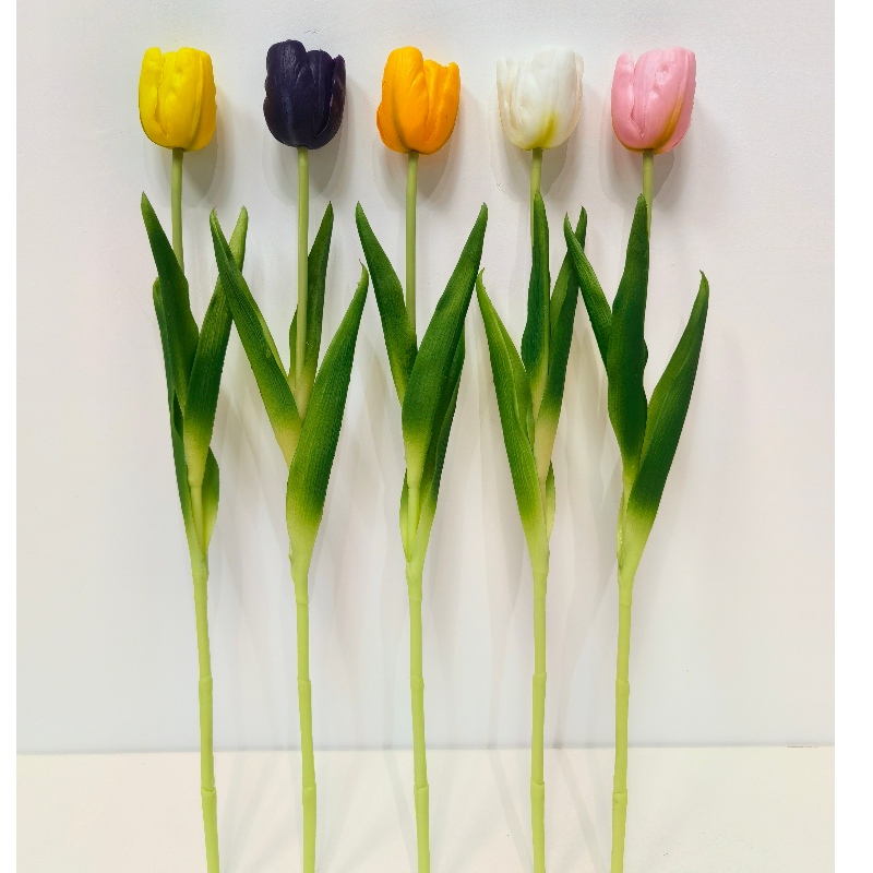 Promotionele producten kunstbloem tulp enkele steel home decoratieve real touch simulatie tulpen