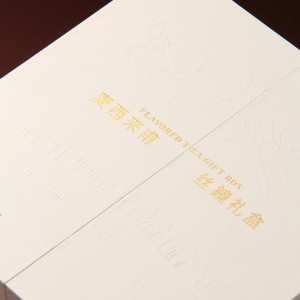 Luxe tweepersoonskamer-Deur thee geschenkdoos