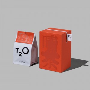 Levendige luxe papieren cadeauzakje