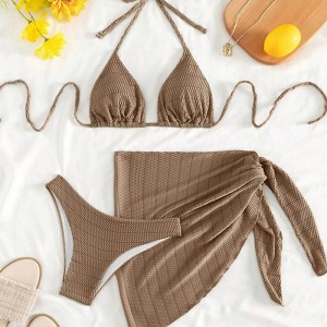 Nieuw 2025 Europeaan en Amerikaan-stijl sexy solide-kleur twee-stuk bikini\'s. Geschikt voor buitenlandse handel en kruis-grens e-Commerce op Amazon en AliExpress. Gekoppelde bikini\'s 8942 Prijs:$99.99