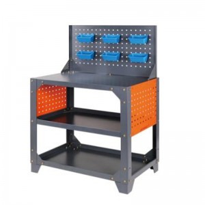Zwaar-Duty Gray Backboard Tool Cart [Groot formaat]