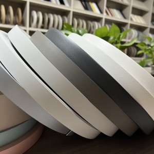 PVC Wood Grain Furniture Edge Banding Gray