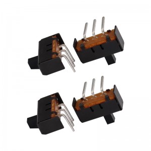 Schuifschakelaar SS12E17 Elektrische verwarming Schuifschakelaar Bend voet 2-Positie 3-Pin Toggle Switch