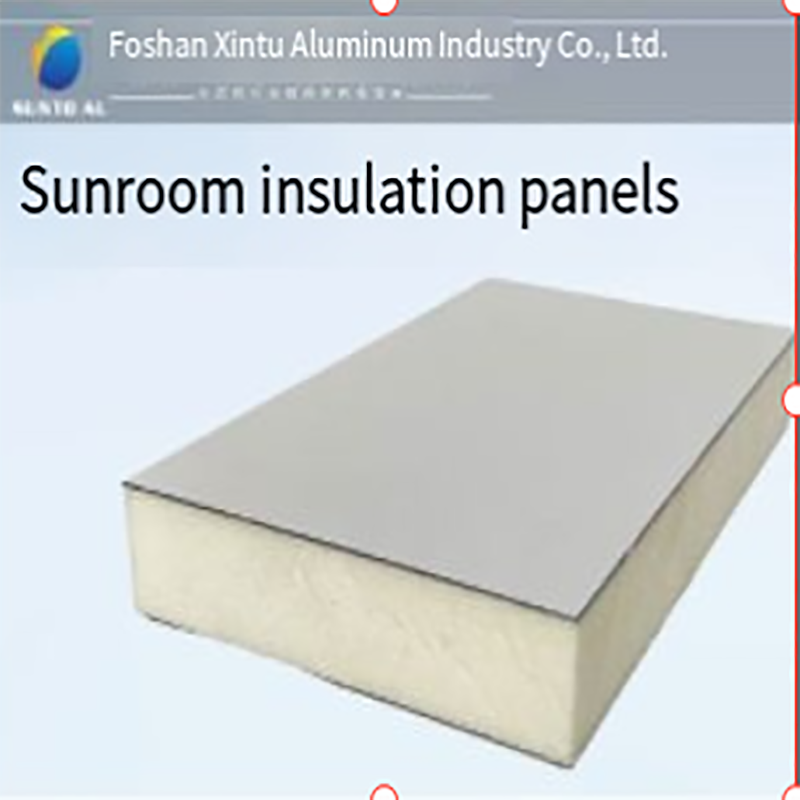 Aluminiumlegering geïsoleerde platte panelen op het dak