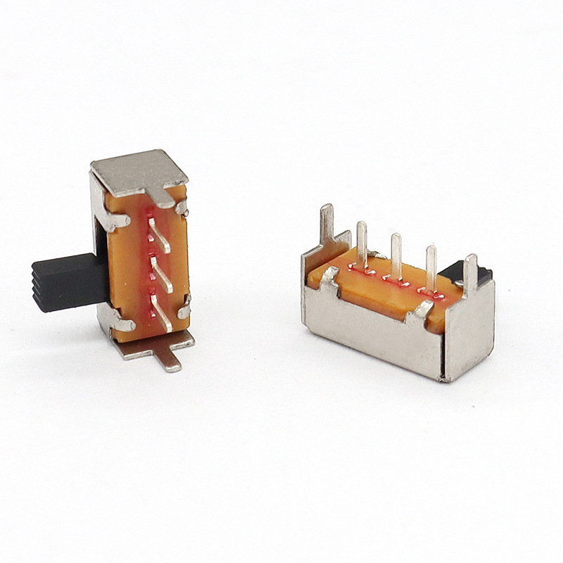 Sk12F14 -zijde schuifschakelaar-Trek horizontale schakelaar, plafondlampzijde-trek de schuifschakelaar, single-Rij 3-Pin verticale schuifschakelaar