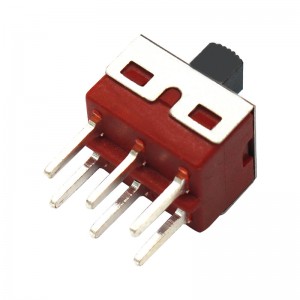 Slide Switch SS22D10 High-Huidige schuifschakelaar voor medisch speelgoed, audioapparatuur, elektronische producten, verticale en verticale pull 2-Positie schuifschakelaar