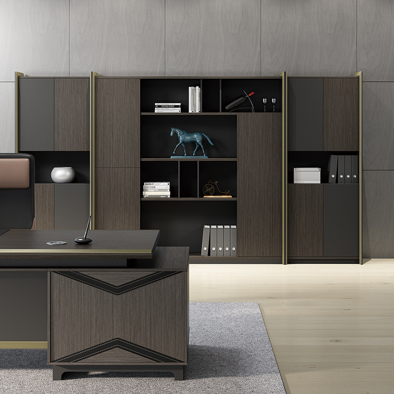 Model DBT002 Modern Executive Bureau Kantoormeubilair Manager Supervisor Desk, Nieuw Chinees stijl licht luxe kantoormeubilair Boss Desk